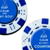 Keep Calm Poker Chip Markers - 2 Pack -Golf Accessories Sales Store 2728520774