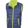 Murray Golf Contrast Junior Quilet Gilet - Navy /Lime -Golf Accessories Sales Store 2738852843
