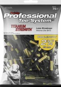 Pride Pts Titanium 2 3/4 Tees - 75 Pack