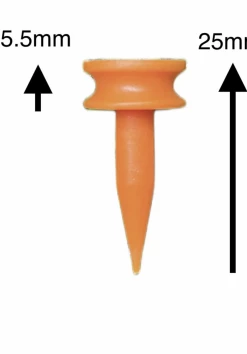 Longridge Plastic Castle Tees Orange 5Mm 1000 Pack 5 Longridge Plastic Castle Tees Orange 5Mm 1000 Pack -Golf Accessories Sales Store IMG 1515 1