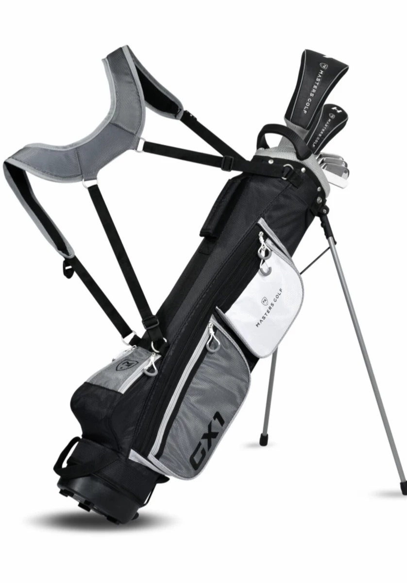Masters Gx1 Steel Half Set Stand Bag Black / Grey 3 Masters Gx1 Steel Half Set Stand Bag Black / Grey