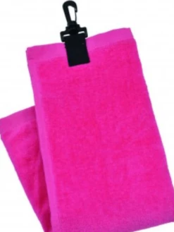 Masters Plain Velour Tri Fold Golf Towel -Golf Accessories Sales Store IMG 2723